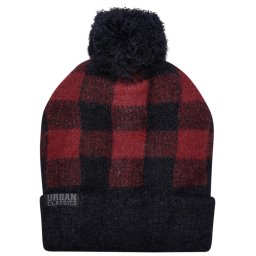 Pom Beanie black/red