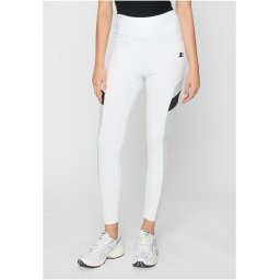 Women's High-Waisted Starter Sports Leggings White/Black