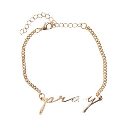 Pray bracelet - gold colors
