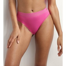 OH MY DIM'S BIKINI - Fashionable panties with raised waist - pink