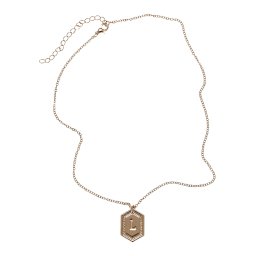 Basic necklace with the letter L