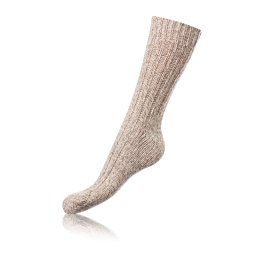 Bellinda NORWEGIAN STYLE SOCKS - Men's Norwegian-style winter socks - beige