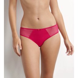 DIM GENEROUS COTTON BIO SLIP - Women's Organic Cotton Panties - Red