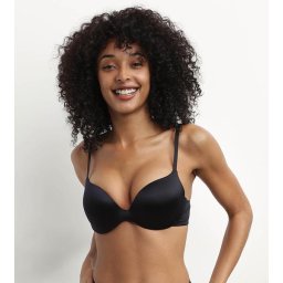 DIM COMFORT PUSH UP BRA - Women's push up bra - black