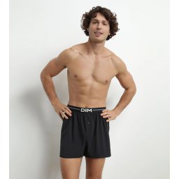 DIM ICONS LOOSE BOXER - Men's loose boxer shorts - black