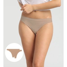 DIM SEAMLESS THONG 2x - Women's Seamless Thong 2 pcs - Nude