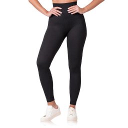 Bellinda RELAX & GO RIB OPTIC LEGGINGS - Women's Fashion Leggings - Black