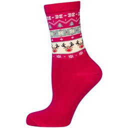 Bellinda XMASS SOCKS - Christmas Socks for the Whole Family - Red