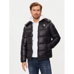KARL LAGERFELD Пухено яке 505022 544590 Черен Slim Fit
