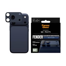 Протектор за камера PaznerGlass Hoops за iPhone 17 Pro, FENDER CLP - Blue
