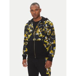 Versace Jeans Couture Суитшърт 78GAI3Z1 Черен Regular Fit