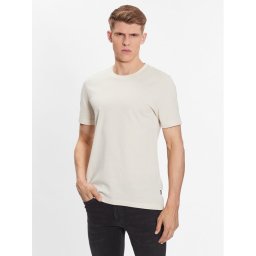 Boss Тишърт Tiburt 240 50452680 Бял Regular Fit