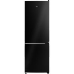 Хладилник с фризер Teka RBF 44630 BK, Total No Frost, Електронно управление, LED осветление, Енергиен клас D, Черен