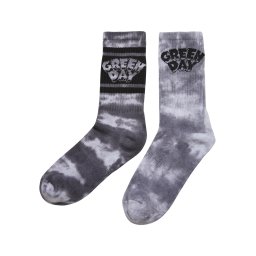 Green Day Socks - 2-Pack Black/White