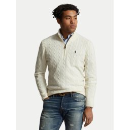 Polo Ralph Lauren Пуловер 710876766001 Екрю Regular Fit