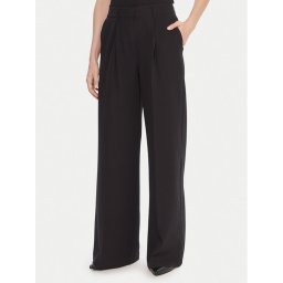 BOSS Панталони тип палацо C_Tiwi2 50545580 Черен Wide Leg