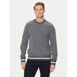 Guess Пуловер M5RQ12 KCLK2 Тъмносин Regular Fit