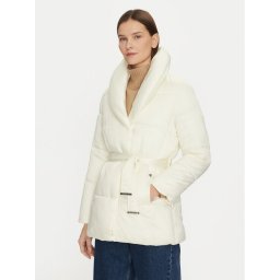 U.S. Polo Assn. Пухено яке WUP1216 Бял Relaxed Fit