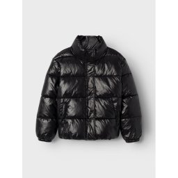 NAME IT Зимно яке 13218952 Черен Regular Fit