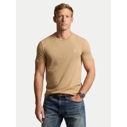 Polo Ralph Lauren Тишърт 710671438329 Бежов Custom Slim Fit