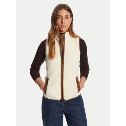 Barbour Жилетка за костюм LFL0055CR11 Кремав Regular Fit