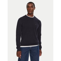 Tommy Hilfiger Пуловер MW0MW36347 Тъмносин Regular Fit