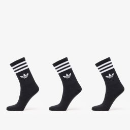 Чорапи adidas 3 Stripes Crew Sock 3-Pack Black/ Black/ Black L
