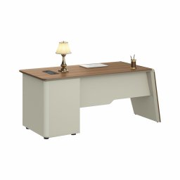 Офис бюро RFG Elmaz (DG15-D0218), ПДЧ, 3 чекмеджета, сиво