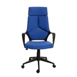 Директорски стол Force Black, дамаска, тъмносин