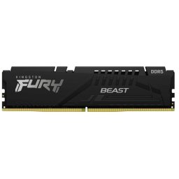 Памет 16GB DDR5 5600MT/s, Kingston FURY Beast Black KF556C40BB-16, 1.1 V