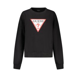 GUESS JEANS SWEATSHIRT WITHOUT ZIP WOMEN BLACK