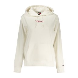 Бял суичър с качулка Tommy Hilfiger
