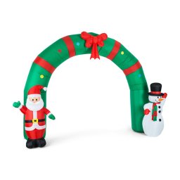 OneConcept MERRY WELCOME CHRISTMAS надуваема декорация 250CM LED (LEL3-Merry-Welcome)