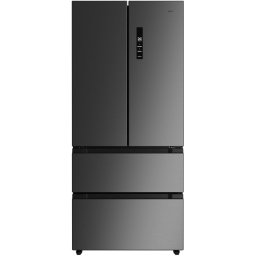 Хладилник с фризер Side by side Teka RFD 77825, LongLife No Frost, LED дисплей, LED осветление, Енергиен клас Е, Инокс