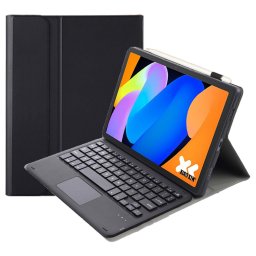 AM31-A Кожен Калъф с Bluetooth Клавиатура с Тъчпад за Lenovo Tab K11 Gen 2 / Idea Tab 11 2025 - Стойка, Холдер за Стилус, Вкл. Протектор, 3 цвята