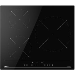 Индукционен плот за вграждане Тека Next IBC 63100 BF, 3 зони за готвене, 59 см, Сензорно управление, Черен