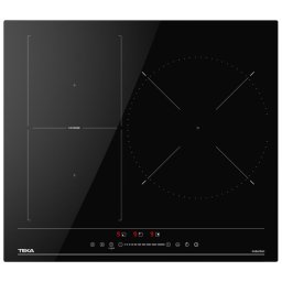 Индукционен плот за вграждане Тека IBF 63200, 3 зони за готвене, 59 см, Сензорно управление, Черен