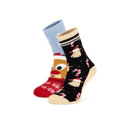 Jenny Fairy Дълги чорапи 4WB-005-AW24 (2-pack) Цветен