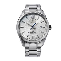 Orient Star RE-BX0002S Мъжки часовник - Автоматичен, Сив Циферблат, 40мм, Резерв 60ч, 100м Водоуст., Прозрачен Гръб