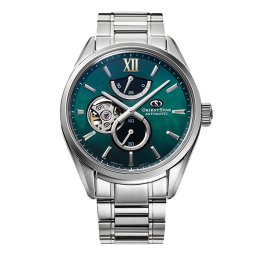 Orient Star RE-BY0005A Мъжки часовник - Автоматичен, Зелен Седефен Циферблат, Полу-Скелетон, 40мм, Резерв 50ч, 100м Водоуст.