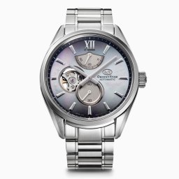 Orient Star RE-BY0009A Мъжки часовник - Автоматичен, Седефено-Сив Циферблат, Полу-Скелетон, 40мм, Резерв 50ч, 100м Водоуст.