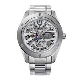 Orient Star RE-BZ0001S Мъжки часовник - Автоматичен Скелетон, Механична Архитектура, 42.3мм, Резерв 60ч, 100м Водоуст., Avant-Garde, Сив