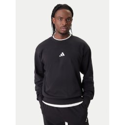 adidas Суитшърт Essentials Feel Cozy JE3837 Черен Regular Fit