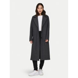 ONLY Преходно палто Emma 15313657 Сив Regular Fit