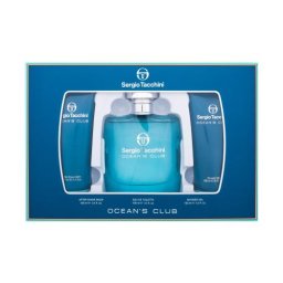 Sergio Tacchini Ocean´s Club подаръчен комплект: EDT 100 ml + душ гел 100 ml + балсам след бръснене 100 ml за мъже