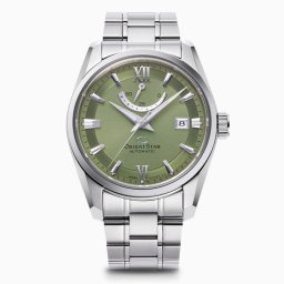 Orient Star RE-AU0107E Мъжки часовник - Автоматичен, Зелен Циферблат, 38.5мм, Резерв 50ч, 100м Водоуст., Прозрачен Гръб