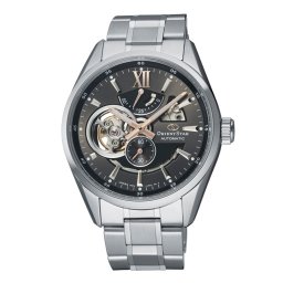 Orient Star RE-AV0004N Мъжки часовник - Автоматичен, Сив Циферблат, Полу-Скелетон, 41мм, Резерв 50ч, 100м Водоуст.