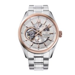 Orient Star RE-AV0123G Мъжки часовник - Автоматичен, Сив Циферблат, Полу-Скелетон, 41мм, Резерв 50ч, 100м Водоуст.