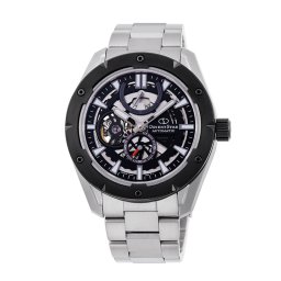 Orient Star RE-AV0A01B Мъжки часовник - Спортен Автоматичен Скелетон, Черен, 43мм, Резерв 50ч, 100м Водоуст.