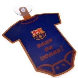 Barcelona FC Знак бебе в колата